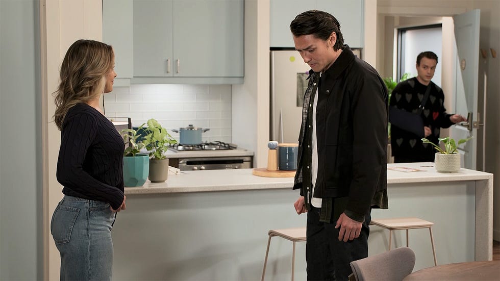 krista sinclair, leo tanaka and sebastian metcalfe in neighbours