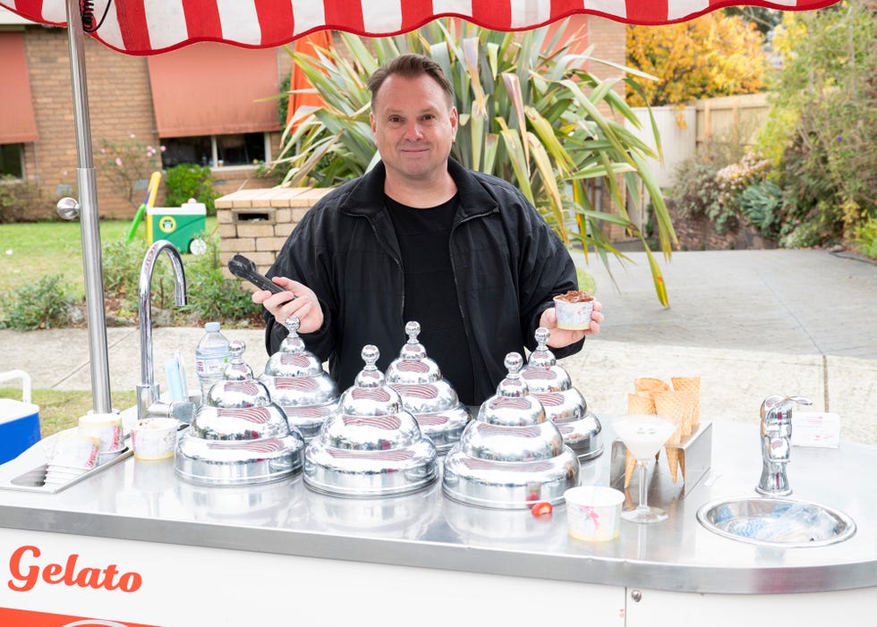 neighbours' executive producer jason herbison makes a cameo as an ice cream man