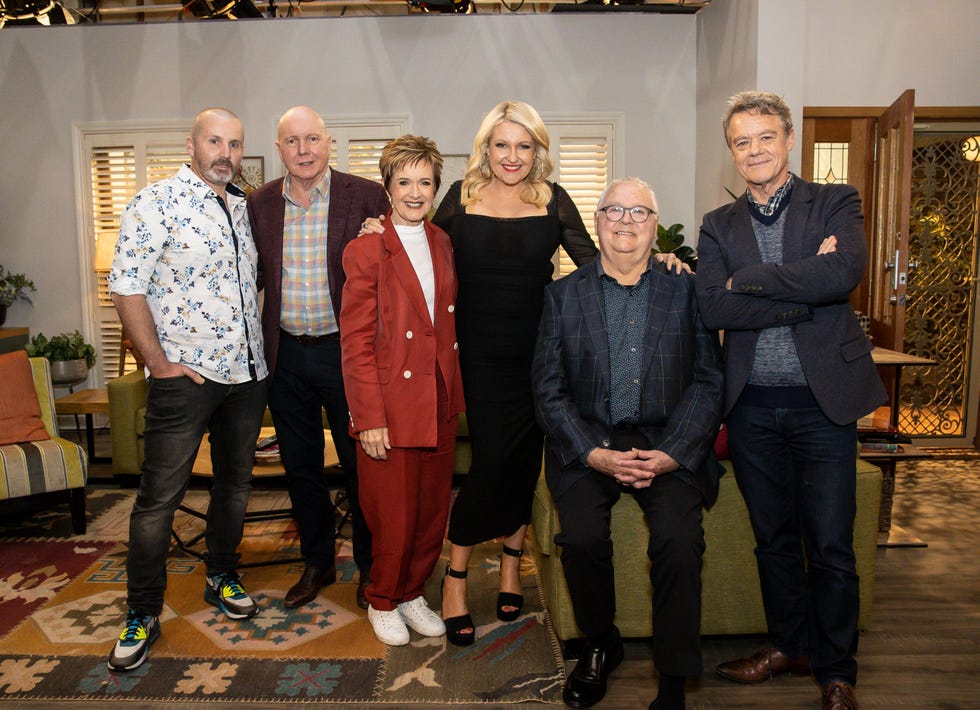 Neighbours cast celebrate at finale event after filming wraps