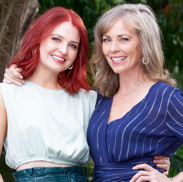 charlotte chimes and annie jones as nicolette stone and jane harris in neighbours
