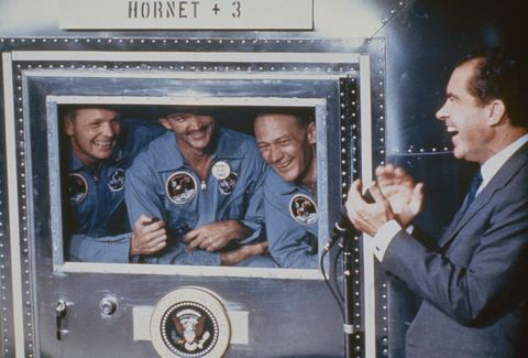 President Nixon And The Apollo 11 Crew