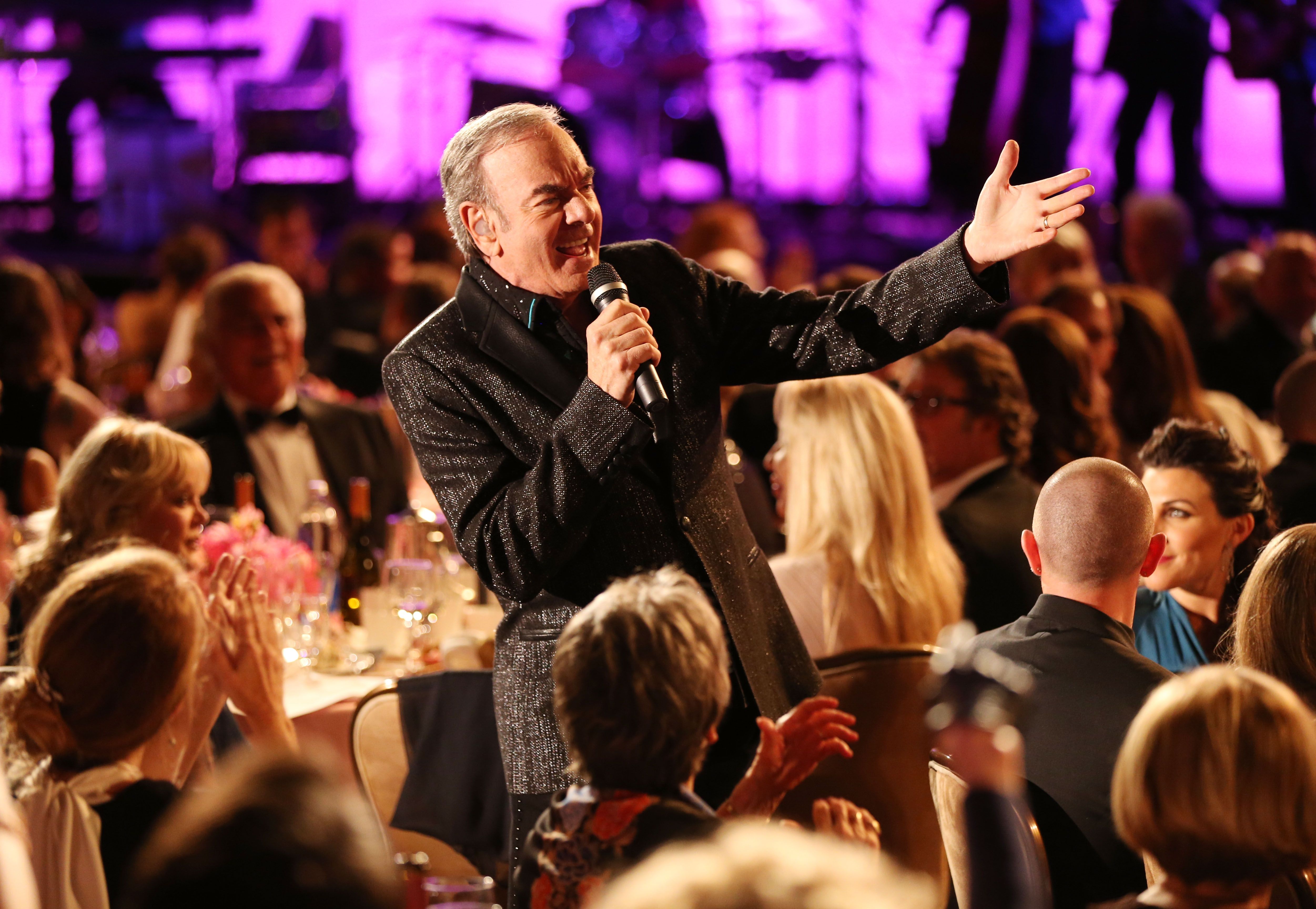 Neil Diamond at the Carousel Of Hope 2012 at the Beverly Hilton Hotel in  Los Angeles.a Neil Diamond 21 ------------- Red Carpet Event, Vertical,  USA, Film Industry, Celebrities, Photography, Bestof, Arts Culture