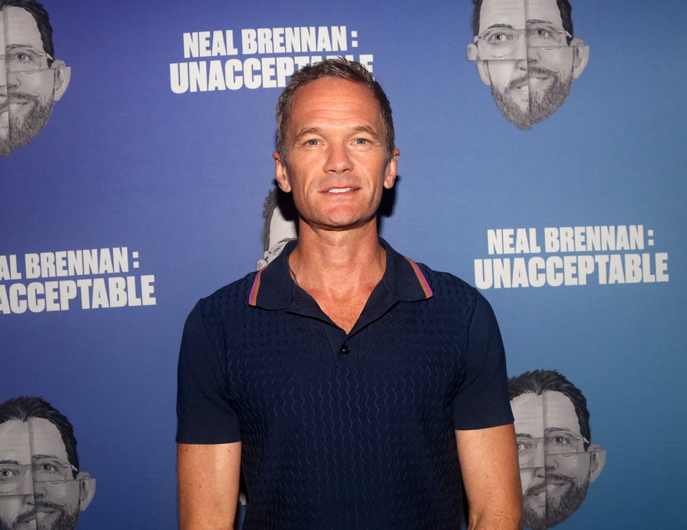 neil patrick harris poses at the opening night arrivals for neal brennan's unacceptable at the cherry lane theatre on september 9, 2021 in new york city