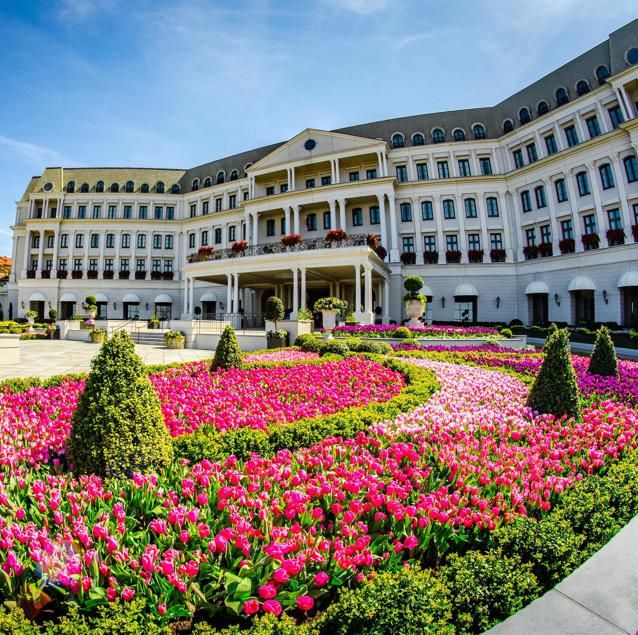 the nemacolin woodlands resort, where matt james' season of "the bachelor" is filming it's located in farmington, pennslyvania