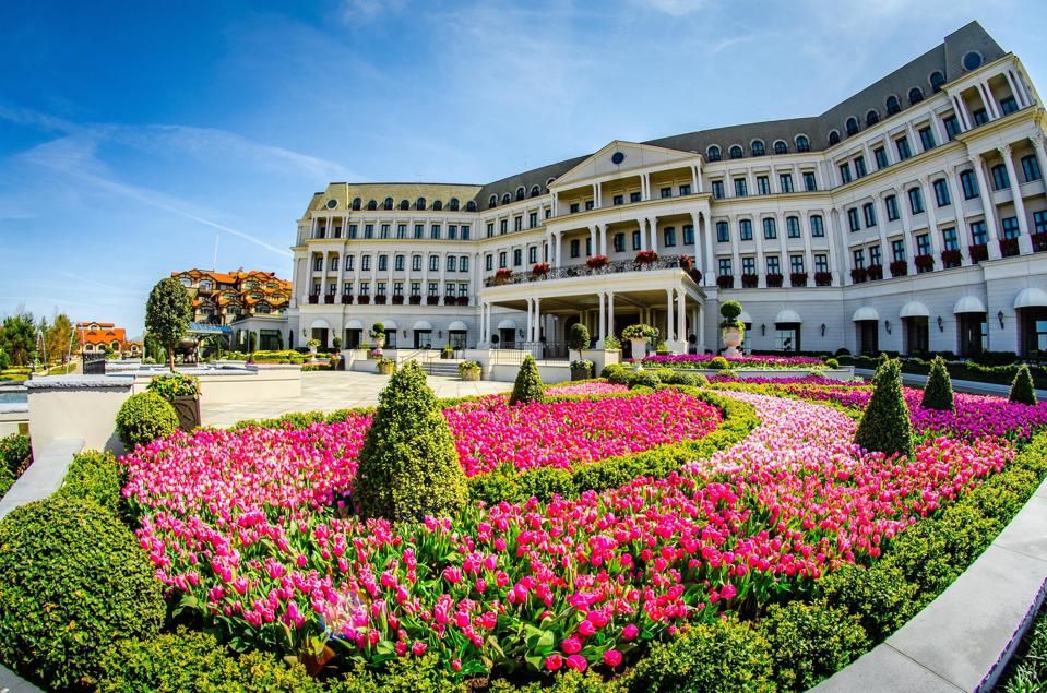 the nemacolin woodlands resort, where matt james' season of "the bachelor" is filming it's located in farmington, pennslyvania