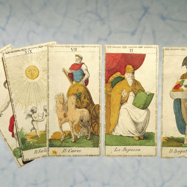 Neoclassical tarot cards, print by Ferdinand Gumppenberg, Milan, 1820, Italy, 19th century