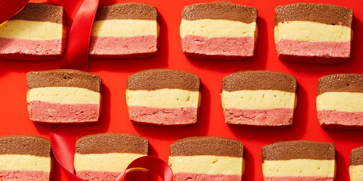 Best Neapolitan Cookies Recipe - How To Make Neapolitan Cookies