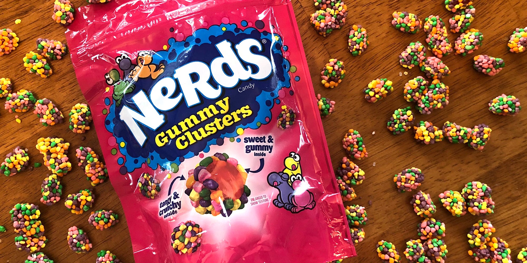 Nerds Halloween Candy Mixed Bag Gummy Clusters Original And Big Chewy 