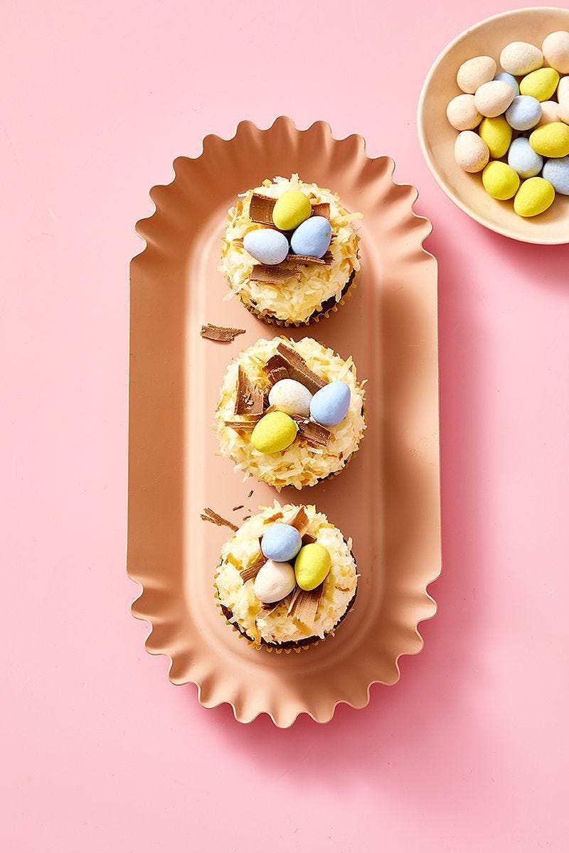 cadbury egg recipes  nest cadbury egg cupcake