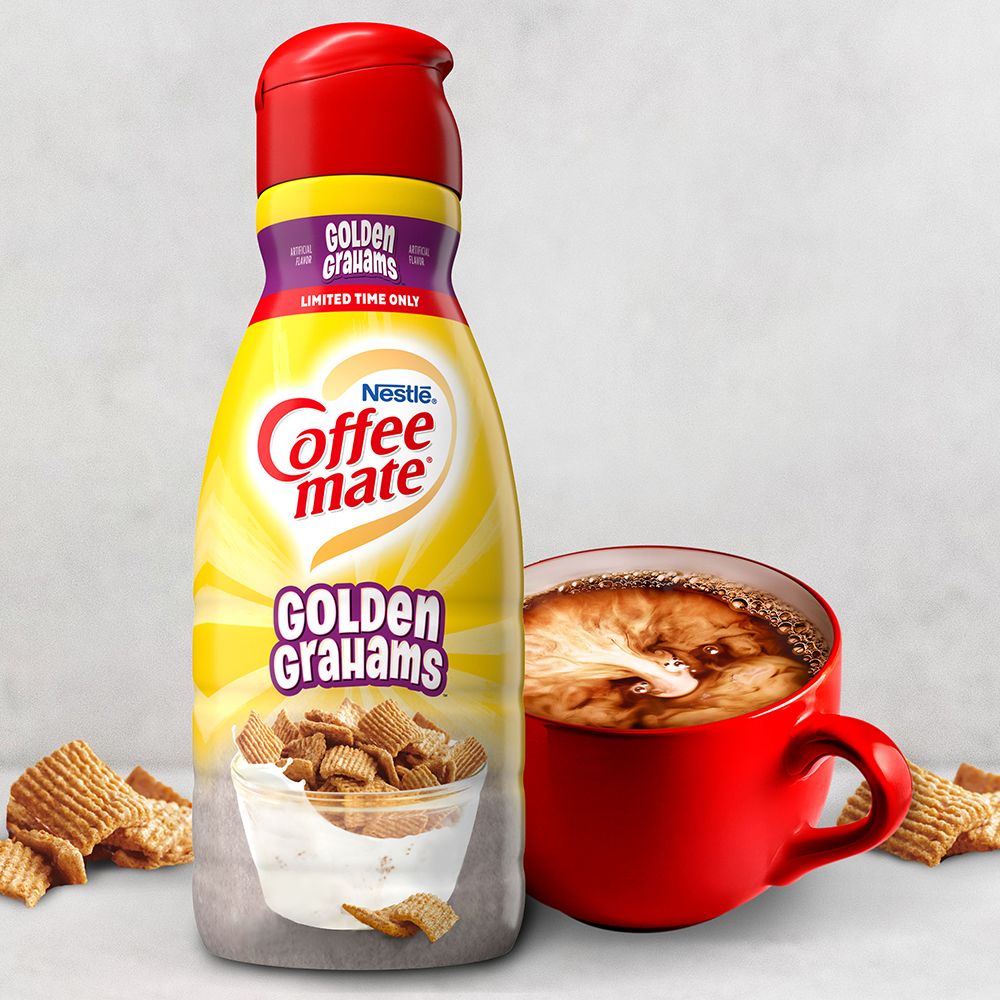 nestle coffee mate golden grahams cereal flavored creamer