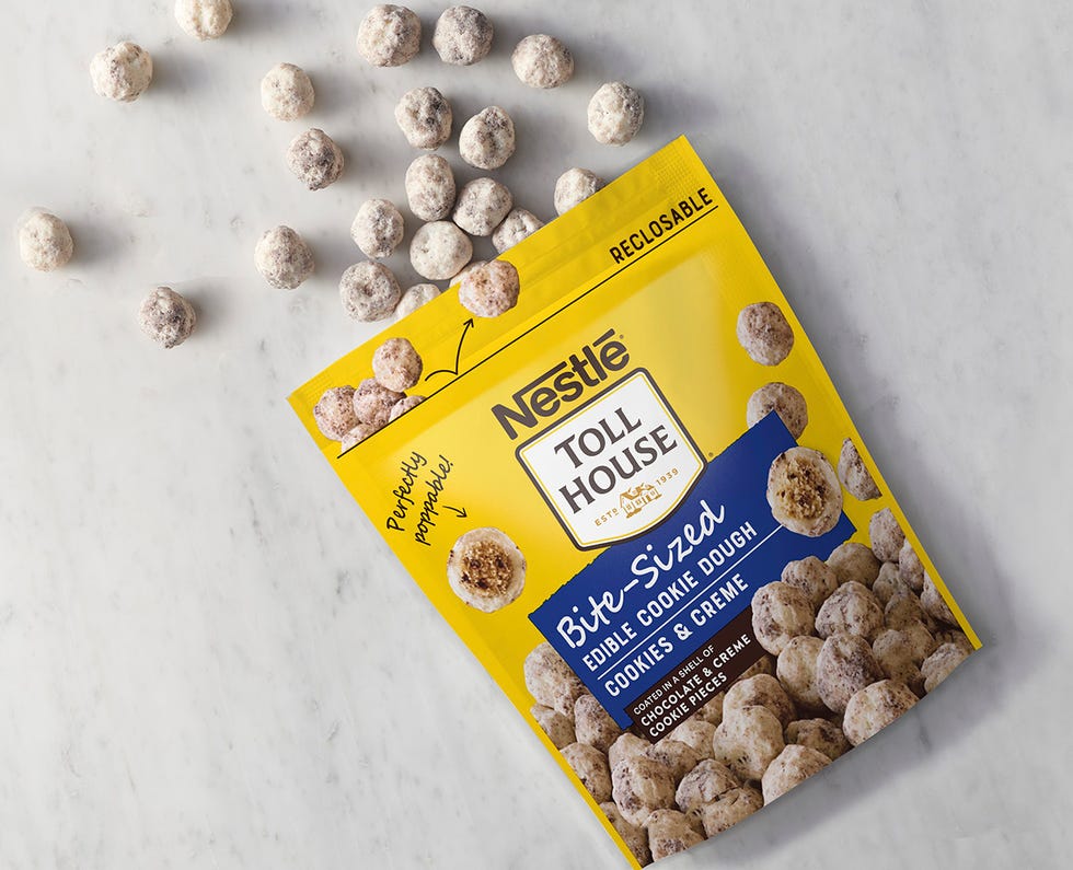 nestle toll house bite sized edible cookies and creme cookie dough
