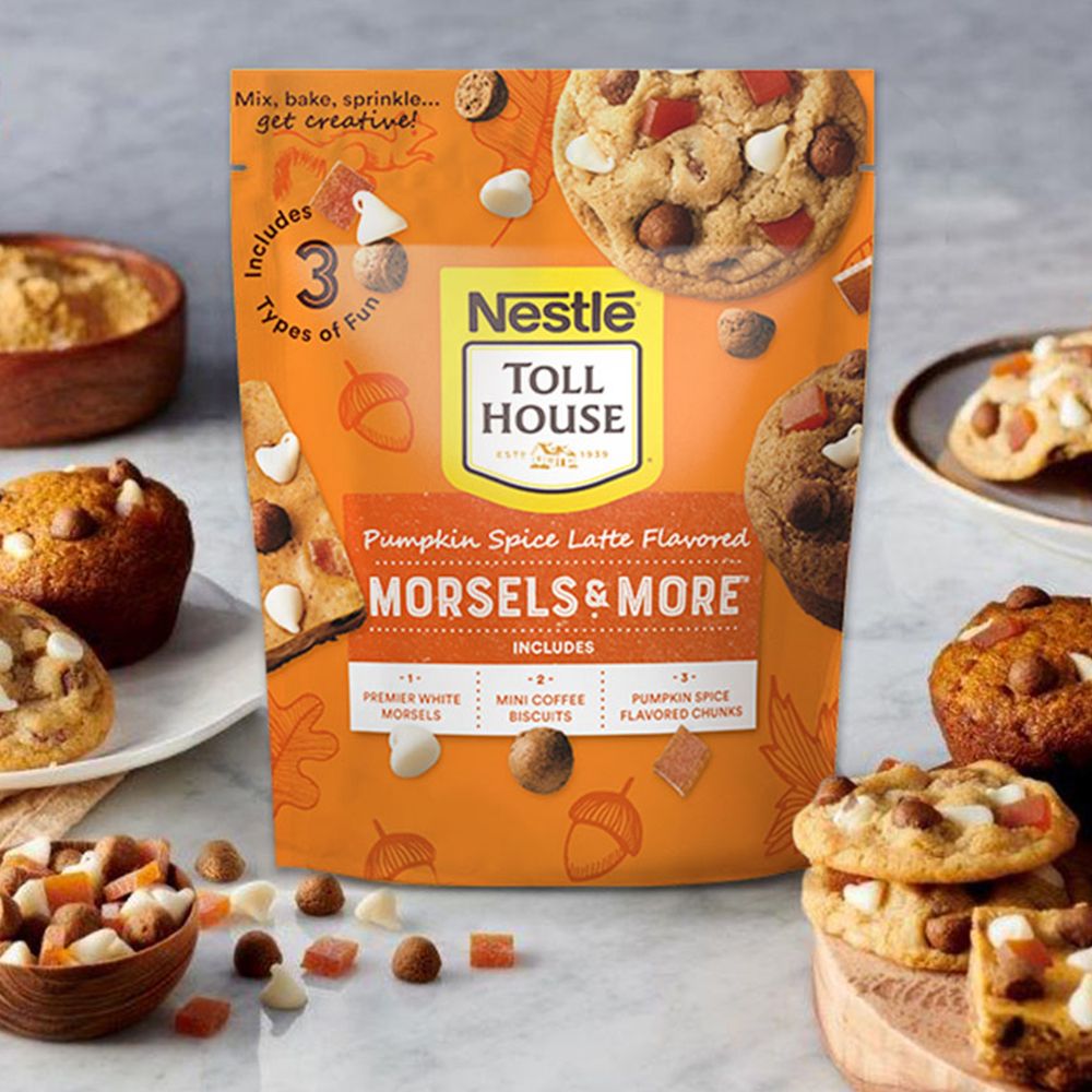nestle toll house pumpkin spice latte morsels and more