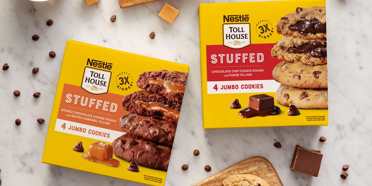 Nestlé Toll House Is Releasing Jumbo Cookie Dough That’s Stuffed With ...