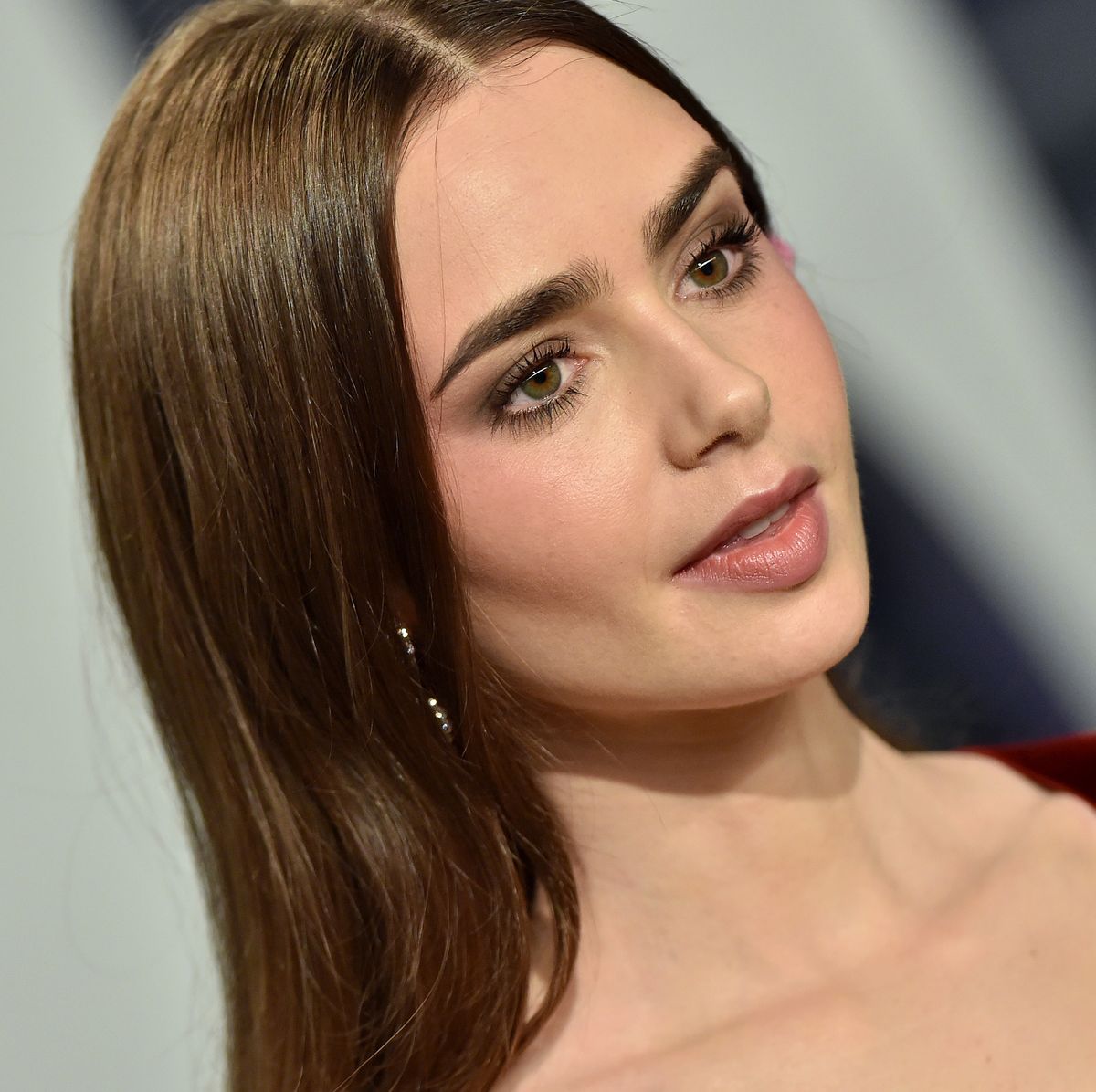 Lily Collins Wore a Sexy Latex Dress and 'Emily in Paris' Fans Can't Stop  Staring