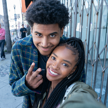 Netflix's Forever cast Love Simone (who plays Keisha) and Michael Cooper Jr. (who plays Justin) netflix's forever cast love simone who plays keisha and michael cooper jr who plays justin