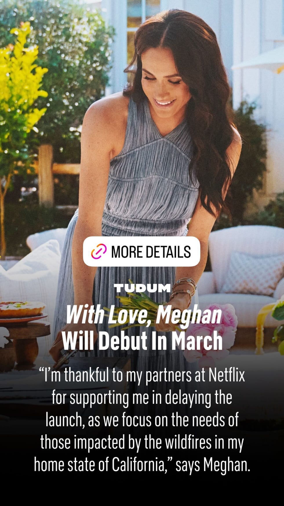 netflix anuncia el retraso en la fecha de estreno de 'con amor, meghan'