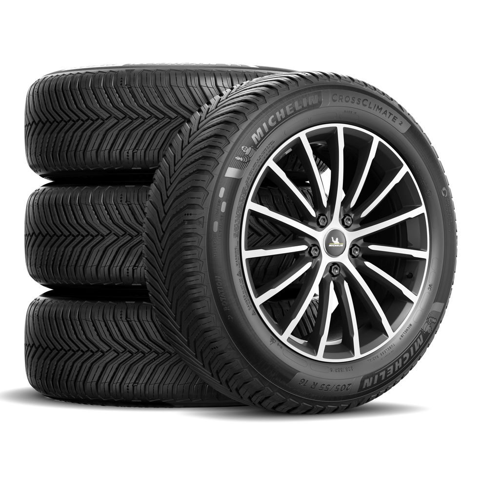 a black tire with a rim