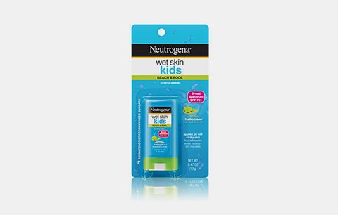 Neturogena wet skin kids stick sunscreen. 