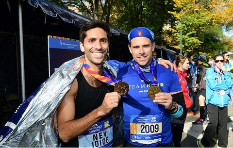 Nev Schulman NYC Marathon