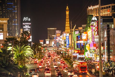 USA, Nevada, Las Vegas at night