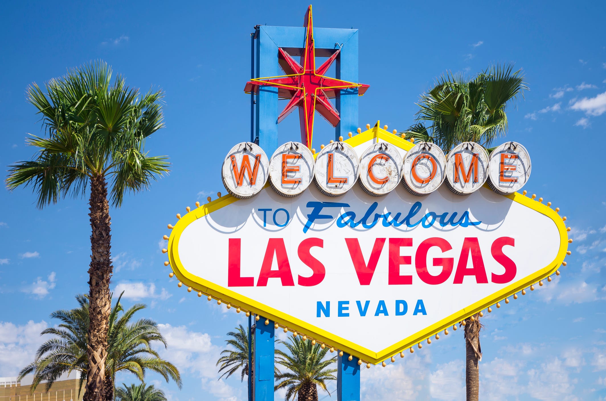 USA, Nevada, Las Vegas, Welcome To Fabulous Las Vegas Nevada Sign