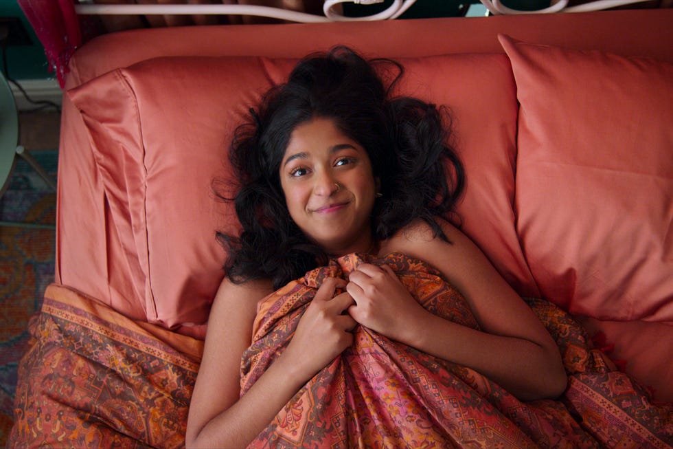 never have i ever maitreyi ramakrishnan as devi in episode 404 of never have i ever cr courtesy of netflix