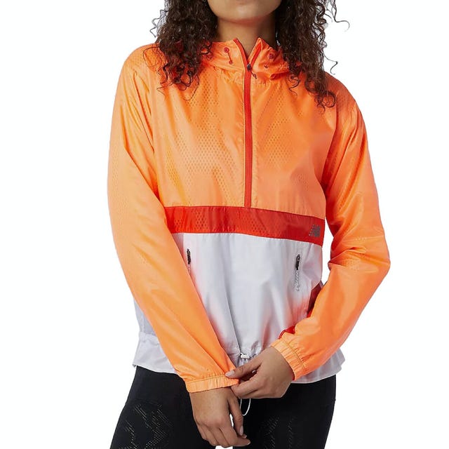 new balance q speed fuel light weight jacket oranje rood wit