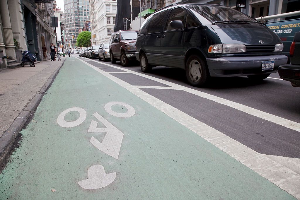 usa transportation bike lanes in new york city