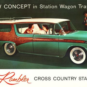 1956 rambler cross country wagon brochure