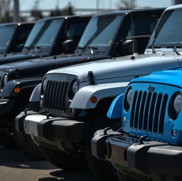 jeeps on dealer lot