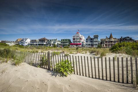usa, new jersey, cape may, victorian era houses