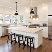 new kitchen in modern luxury home