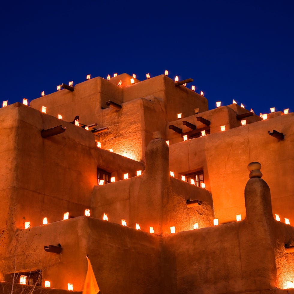 USA, New Mexico, Santa Fe, night usa, new mexico, santa fe, night