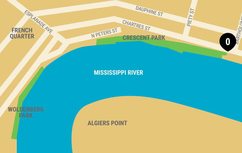 new orleans running map