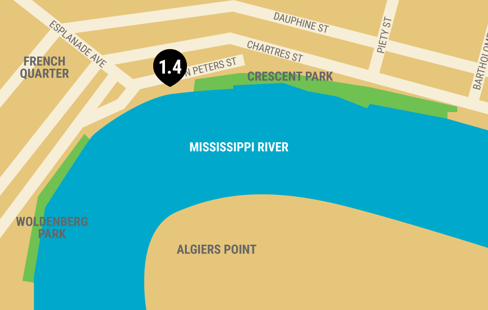 new orleans running map
