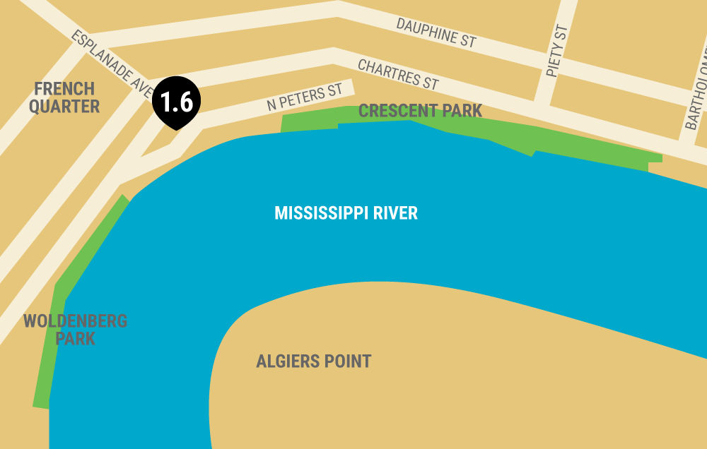 new orleans running map