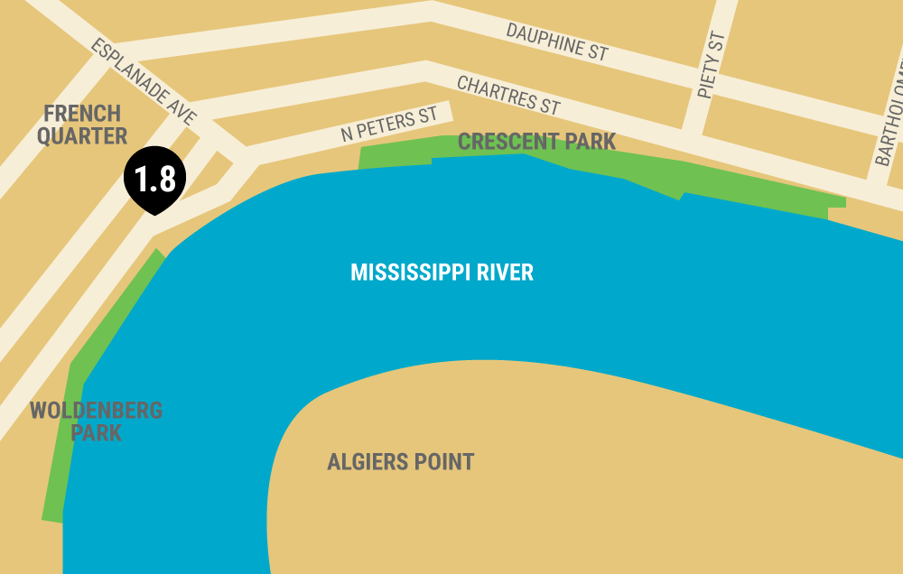 new orleans running map