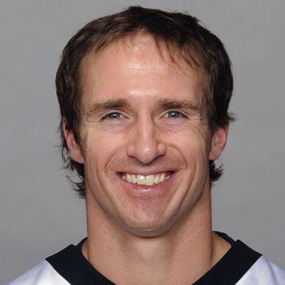 METAIRE, LA - CIRCA 2011: In this handout image provided by the NFL,  Drew Brees of the New Orleans Saints poses for his NFL headshot circa 2011 in Metairie, Louisiana. (Photo by NFL via Getty Images) 