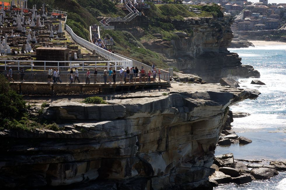 A new pathway has opened along the popular coastal walk that links Coogee to Bondi in Syndey. Th