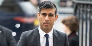 london, england   march 29 rishi sunak at the memorial service for the duke of edinburgh at westminster abbey on march 29, 2022 in london, england  photo by samir husseinwireimage