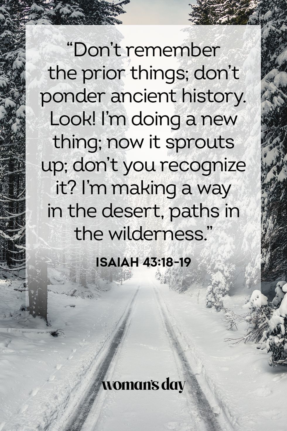 new years scripture isaiah 43 18 19