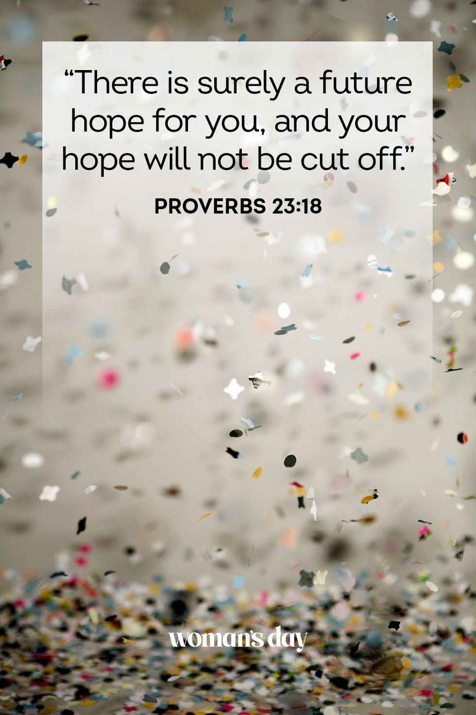new years scripture proverbs 23 18