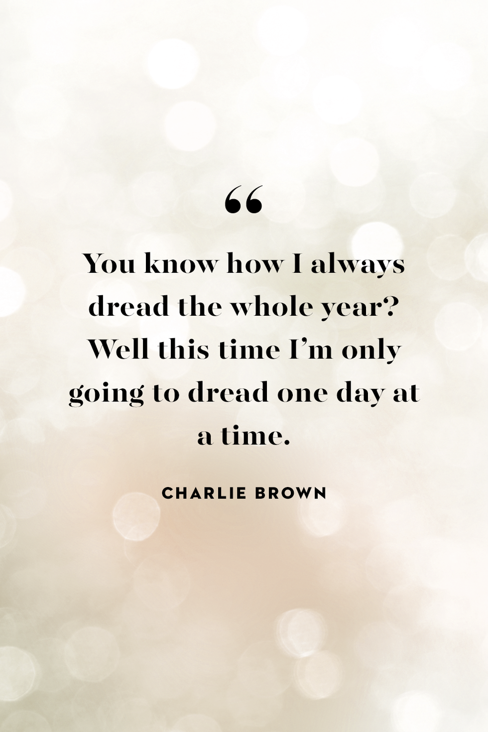 new year quote by charlie brown