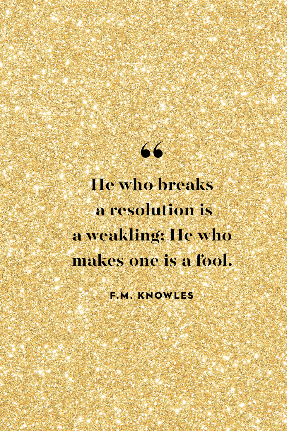 new year quote by f m knowles