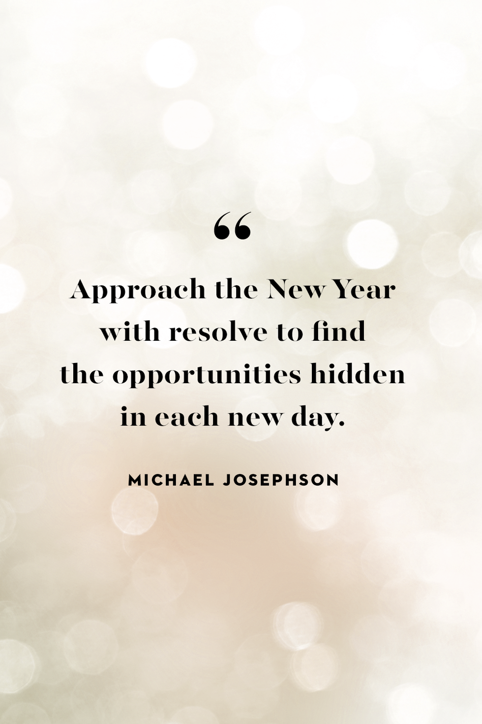 new year quote by michael josephson