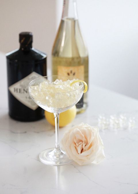 new year's party ideas french 75 gummy bears