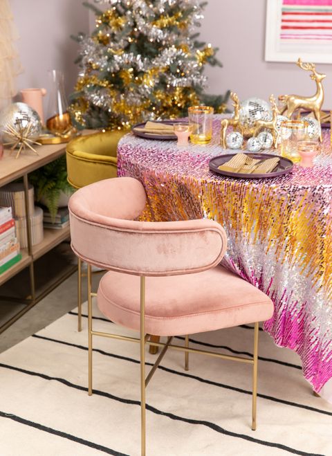 new year's party ideas sparkly table
