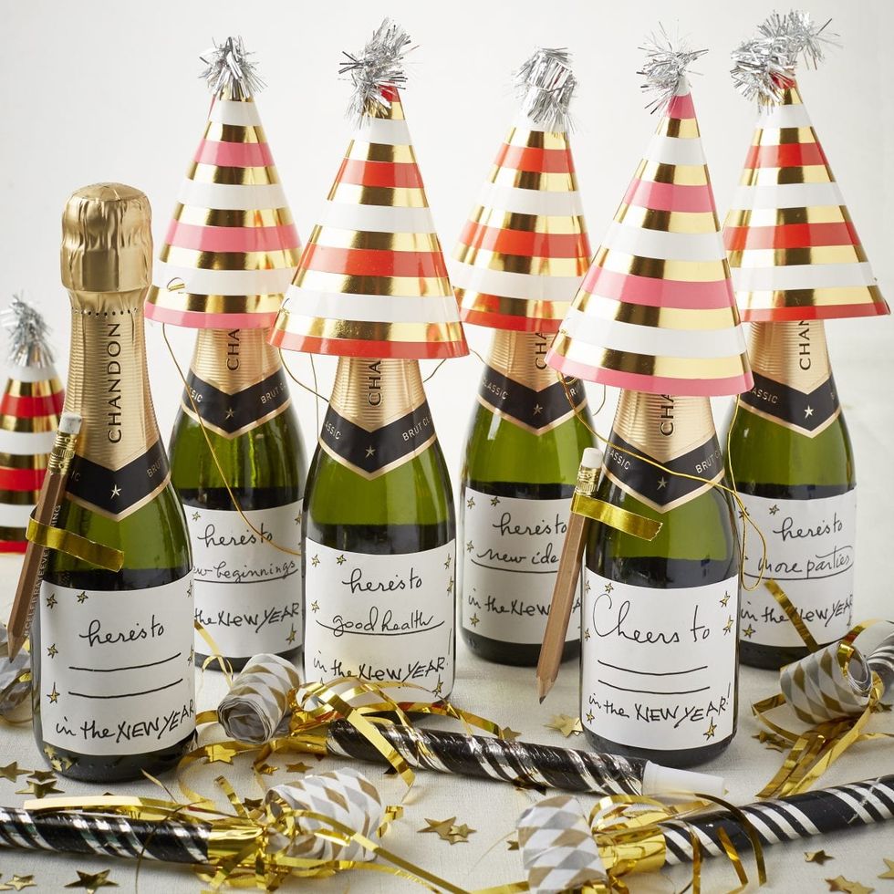 champagne labels new year's eve games