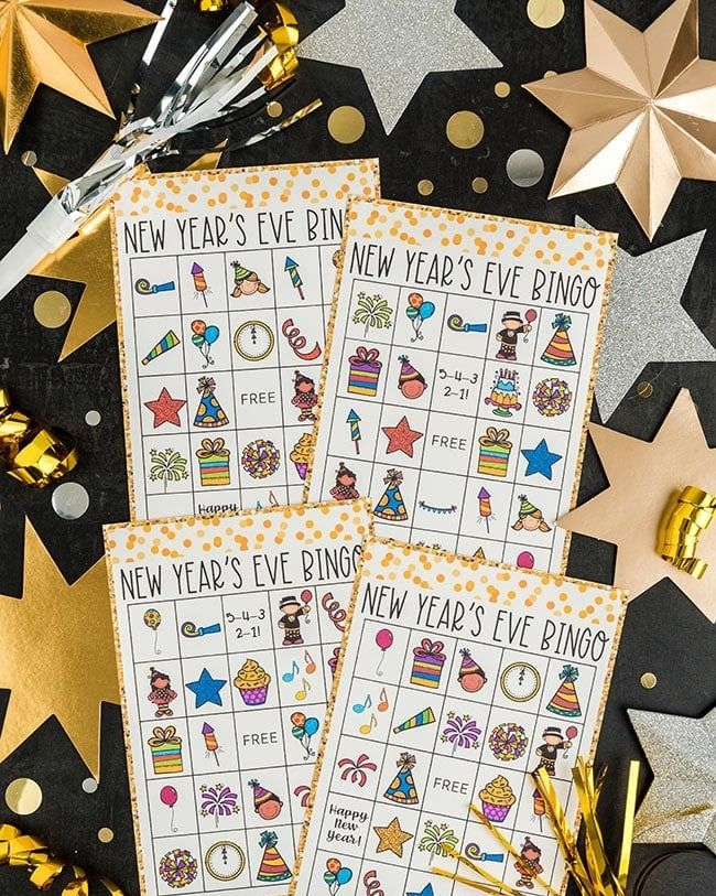 7 Pcs New Years Eve Game 2023 New Year Decorations New Years Eve Kids  Activities Fun New Years Games for Kids New Years Eve Countdown Clock Games