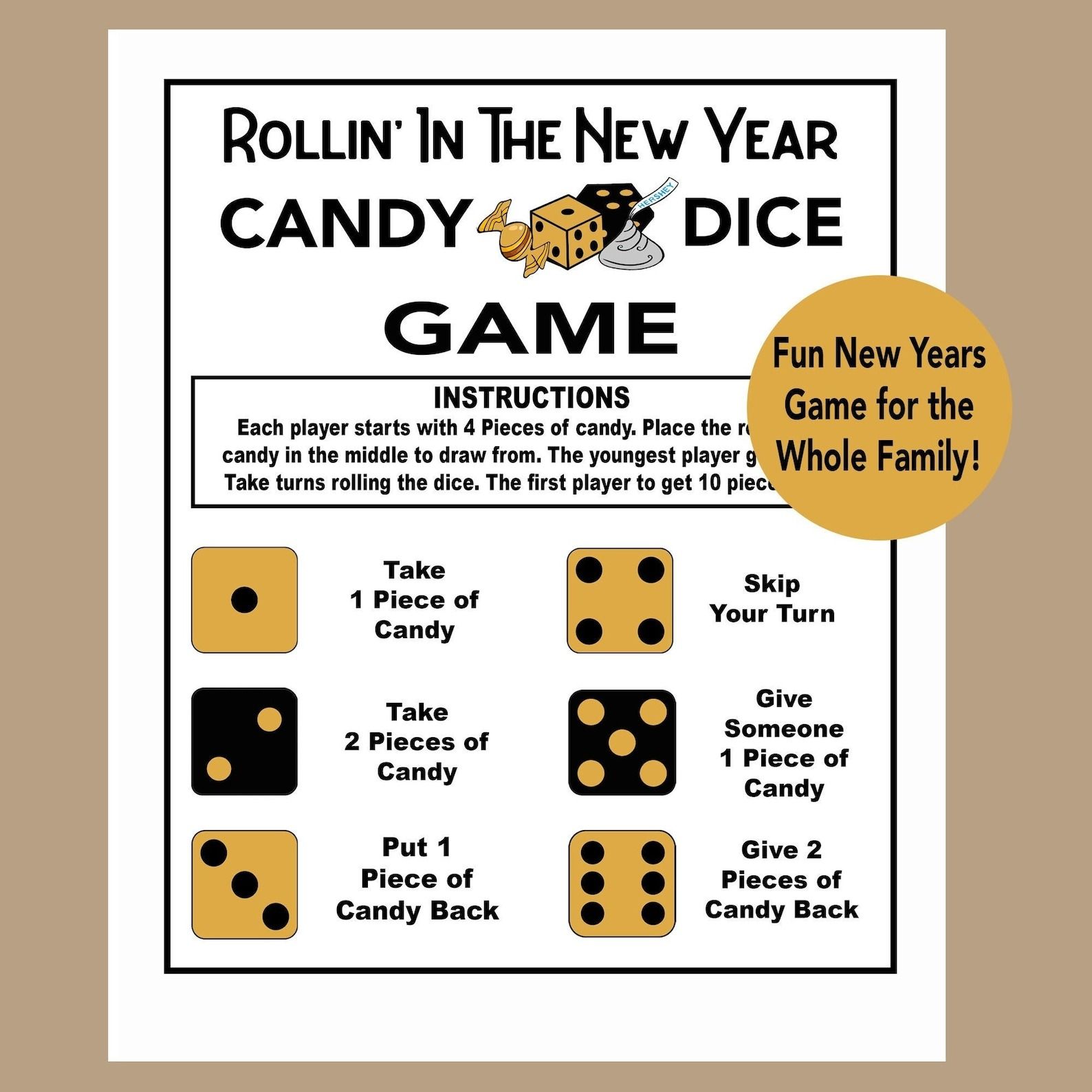 New Year's Eve  New years eve games, New year's games, New year poem